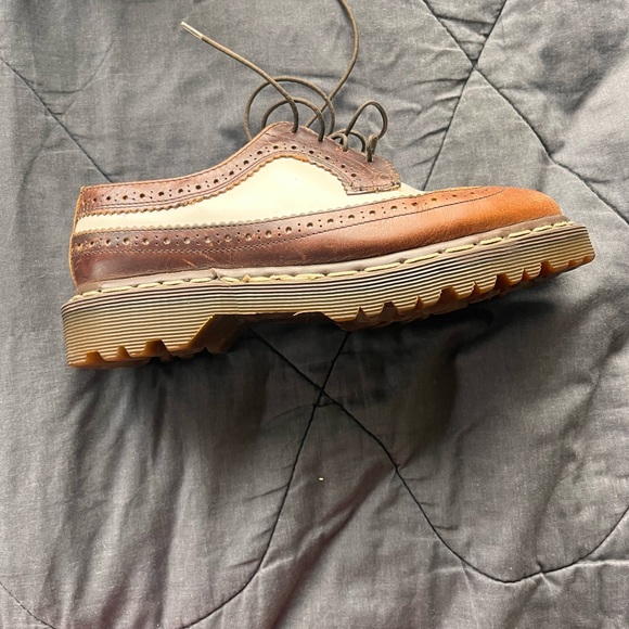 dr martens brown brogues, uk 4, us womens 6, - Picture 3 of 7